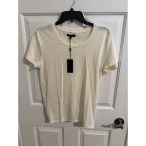 Joes Jeans New Back Knot Tshirt Ivory Size M